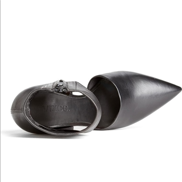 Vince black leather close toed heels - Picture 3 of 7